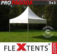 Foldetelt FleXtents PRO 3x3m Hvid