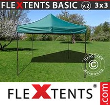 Foldetelt FleXtents Basic 3x3m Grøn