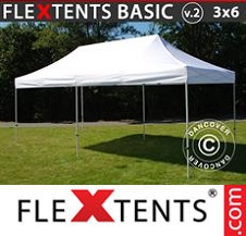 Foldetelt FleXtents Basic 3x6m Hvid