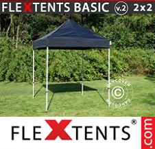 Foldetelt FleXtents Basic 2x2m Sort