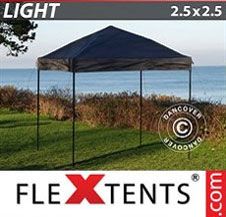 Foldetelt FleXtents Light 2,5x2,5m Sort