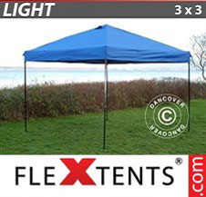 Foldetelt FleXtents Light 3x3m Blå
