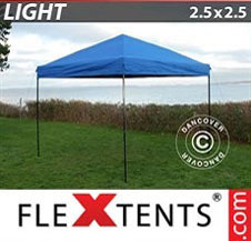 Foldetelt FleXtents Light 2,5x2,5m Blå