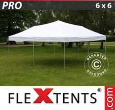 Foldetelt FleXtents PRO 6x6m Hvid