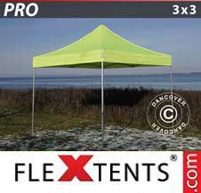 Foldetelt FleXtents PRO 3x3m Neongul/Grøn