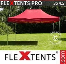 Foldetelt FleXtents PRO 3x4,5m Rød