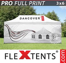 Foldetelt FleXtents PRO 3x6m, inkl. 4 sidevægge