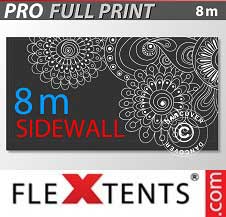 Foldetelt FleXtents PRO med fuldt digitalt print 8m