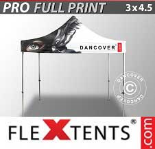 Foldetelt FleXtents PRO med fuldt digitalt print 3x4,5m