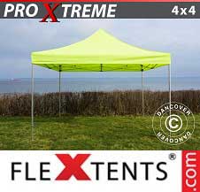 Foldetelt FleXtents PRO Xtreme 4x4m Neongul/Grøn