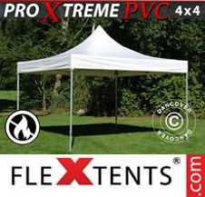 Foldetelt FleXtents PRO Xtreme 4x4m, Hvid