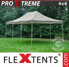 Foldetelt FleXtents PRO Xtreme 4x6m Camouflage/Militær