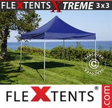 Foldetelt FleXtents PRO Xtreme 3x3m Mørk blå