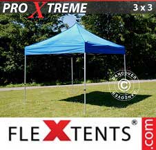 Foldetelt FleXtents PRO Xtreme 3x3m Blå