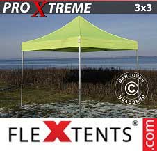 Foldetelt FleXtents PRO Xtreme 3x3m Neongul/Grøn