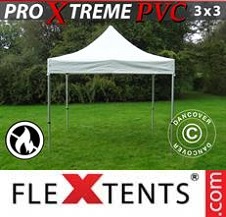 Foldetelt FleXtents PRO Xtreme 3x3m, Hvid